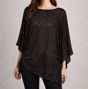 St. John Tunic Poncho Animal Print New With Tags $695 Size Small